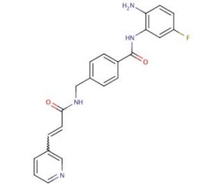 Chidamide (CAS 743420-02-2) - chemical structure image