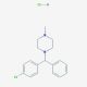Chlorcyclizine hydrochloride (CAS 1620-21-9) - chemical structure image