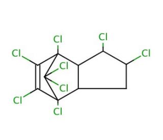 Chlordane (CAS 12789-03-6) - chemical structure image