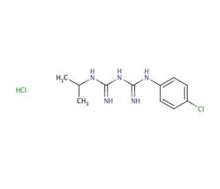 Chlorguanide Hydrochloride (CAS 637-32-1) - chemical structure image