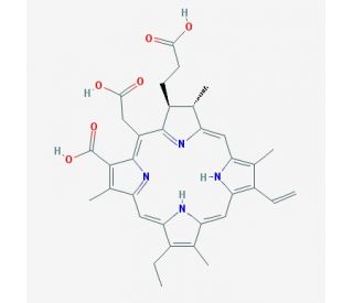 Chlorin e6 (CAS 19660-77-6) - chemical structure image