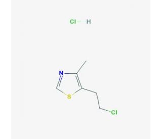 Chlormethiazole hydrochloride (CAS 6001-74-7) - chemical structure image