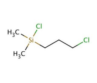 Chloro(3-chloropropyl)dimethylsilane (CAS 10605-40-0) - chemical structure image