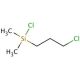 Chloro(3-chloropropyl)dimethylsilane (CAS 10605-40-0) - chemical structure image