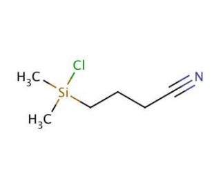Chloro(3-cyanopropyl)dimethylsilane (CAS 18156-15-5) - chemical structure image
