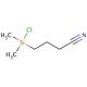 Chloro(3-cyanopropyl)dimethylsilane (CAS 18156-15-5) - chemical structure image