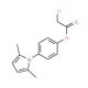 Chloro-acetic acid 4-(2,5-dimethyl-pyrrol-1-yl)-phenyl ester - chemical structure image