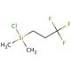 Chloro-dimethyl(3,3,3-trifluoropropyl)silane (CAS 1481-41-0) - chemical structure image