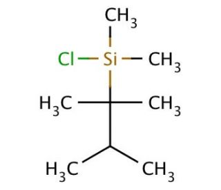 Chloro(dimethyl)thexylsilane (CAS 67373-56-2) - chemical structure image