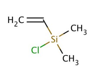 Chloro(dimethyl)vinylsilane (CAS 1719-58-0) - chemical structure image