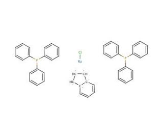 Chloro(indenyl)bis(triphenylphosphine)ruthenium(II) (CAS 99897-61-7) - chemical structure image