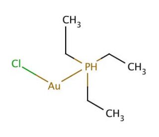 Chloro(triethylphosphine)gold(I) (CAS 15529-90-5) - chemical structure image