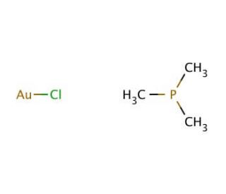 Chloro(trimethylphosphine)gold(I) (CAS 15278-97-4) - chemical structure image