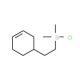 Chloro[2-(3-cyclohexen-1-yl)ethyl]dimethylsilane (CAS 5089-25-8) - chemical structure image