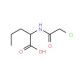 Chloroacetyl-DL-norvaline (CAS 6940-47-2) - chemical structure image