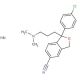 Chlorocitalopram, Hydrobromide (CAS 64169-58-0) - chemical structure image