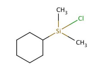 Chlorocyclohexyldimethylsilane (CAS 71864-47-6) - chemical structure image