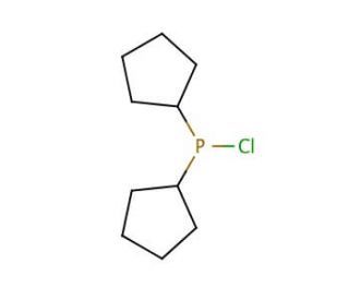 Chlorodicyclopentylphosphine (CAS 130914-24-8) - chemical structure image