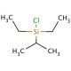Chlorodiethylisopropylsilane (CAS 107149-56-4) - chemical structure image