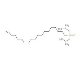Chlorodiisobutyloctadecylsilane (CAS 162578-86-1) - chemical structure image