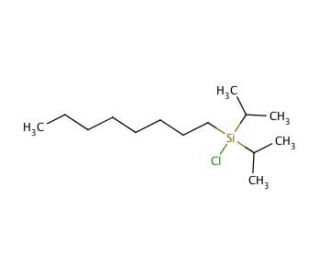 Chlorodiisopropyloctylsilane (CAS 117559-37-2) - chemical structure image
