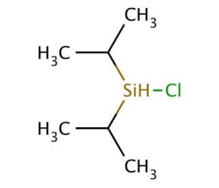 Chlorodiisopropylsilane (CAS 2227-29-4) - chemical structure image