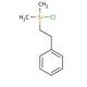Chlorodimethylphenethylsilane (CAS 17146-08-6) - chemical structure image