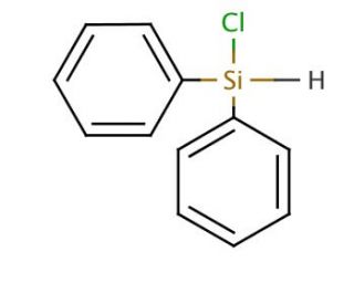 Chlorodiphenylsilane (CAS 1631-83-0) - chemical structure image