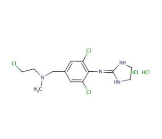 Chloroethylclonidine dihydrochloride (CAS 70107-07-2) - chemical structure image