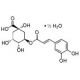 Chlorogenic acid hemihydrate (CAS 6001-76-9) - chemical structure image