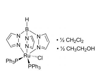 Chloro[hydrotris(pyrazol-1-yl)borato]bis(triphenylphosphine)ruthenium(II)-dichloromethane/ethanol adduct - chemical structure