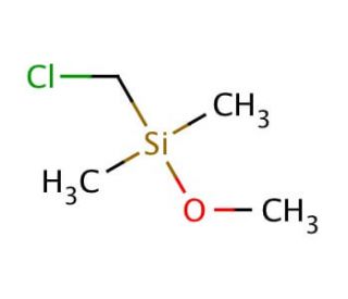 Chloromethyl(dimethyl)methoxysilane (CAS 18143-33-4) - chemical structure image