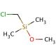 Chloromethyl(dimethyl)methoxysilane (CAS 18143-33-4) - chemical structure image