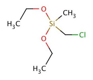 (Chloromethyl)methyldiethoxysilane (CAS 2212-10-4) - chemical structure image