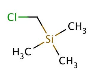 (Chloromethyl)trimethylsilane (CAS 2344-80-1) - chemical structure image