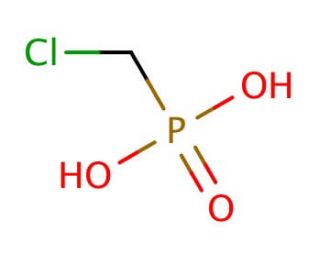 Chloromethylphosphonic acid (CAS 2565-58-4) - chemical structure image