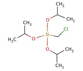 Chloromethyltriisopropoxysilane (CAS 18162-82-8) - chemical structure image