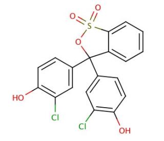 Chlorophenol Red (CAS 4430-20-0) - chemical structure image