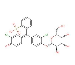 Chlorophenol Red-&beta;-D-galactopyranoside (CAS 99792-79-7) - chemical structure image