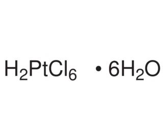 Chloroplatinic acid hexahydrate (CAS 18497-13-7) - chemical structure image