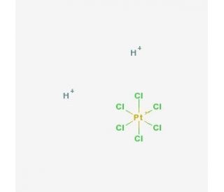 Chloroplatinic acid solution (CAS 16941-12-1) - chemical structure image