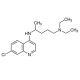 Chloroquine (CAS 54-05-7) - chemical structure image