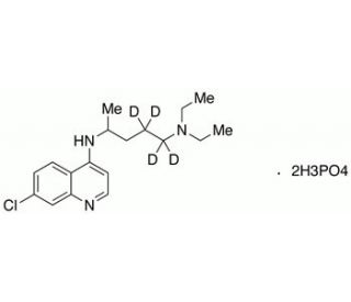 Chloroquine-d4 Diphosphate Salt - chemical structure image