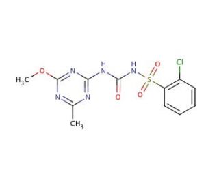 Chlorosulfuron (CAS 64902-72-3) - chemical structure image