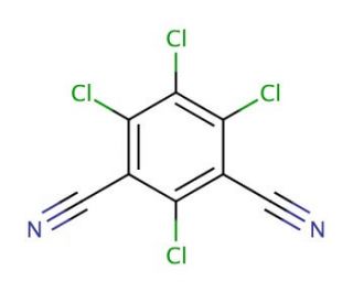 Chlorothalonil (CAS 1897-45-6) - chemical structure image