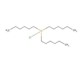 Chlorotrihexylsilane (CAS 3634-67-1) - chemical structure image
