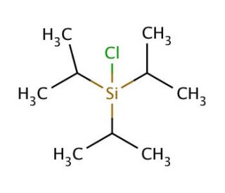 Chlorotriisopropylsilane (CAS 13154-24-0) - chemical structure image