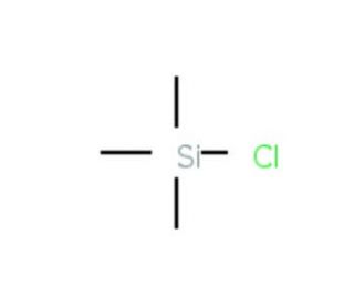 Chlorotrimethylsilane (CAS 75-77-4) - chemical structure image