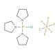 Chlorotripyrrolidinophosphonium hexafluorophosphate (CAS 133894-48-1) - chemical structure image