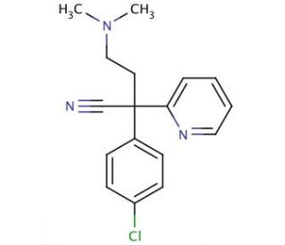 Chlorpheniramine Nitrile - chemical structure image